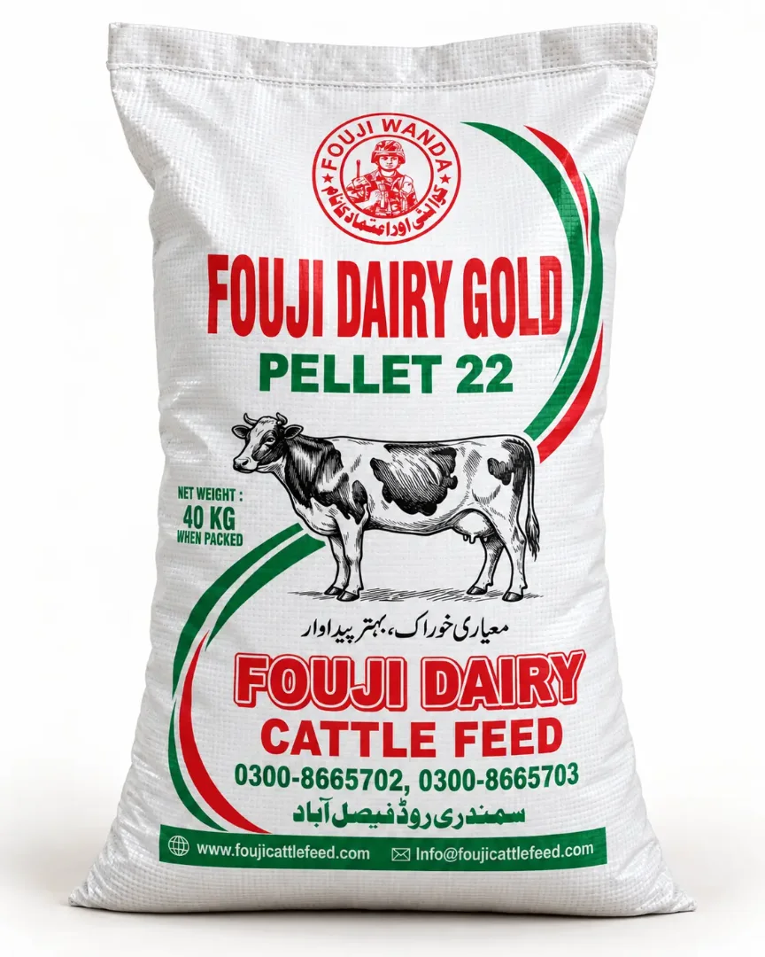 Fouji Dairy Gold 22 livestock feed bag